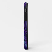 Coques Case-Mate iPhone Caisse abstraite moderne bleue de l'iPhone 5 (Dos/Gauche)