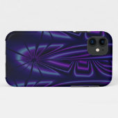 Coques Case-Mate iPhone Caisse abstraite moderne bleue de l'iPhone 5 (Dos (Horizontal))