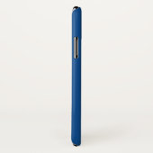 Coques Case-Mate iPhone Caisse BLEUE de l'iPhone X d'arrière - plan de (Dos/Droite)