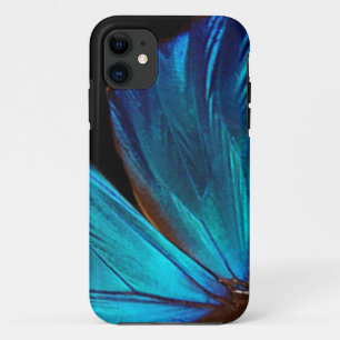 Coques Pour iPhone Caisse bleue de téléphone d'aile de papillon