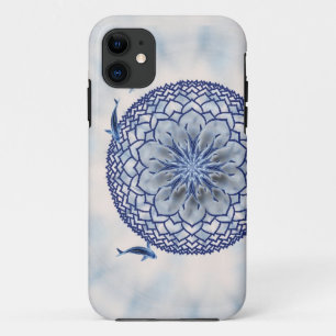 Etui iPhone Case-Mate Caisse bleue de téléphone de Casemate de mandala