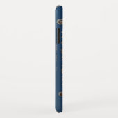 Coques Case-Mate iPhone Caisse bleue de téléphone de plaque minéralogique (Dos/Droite)