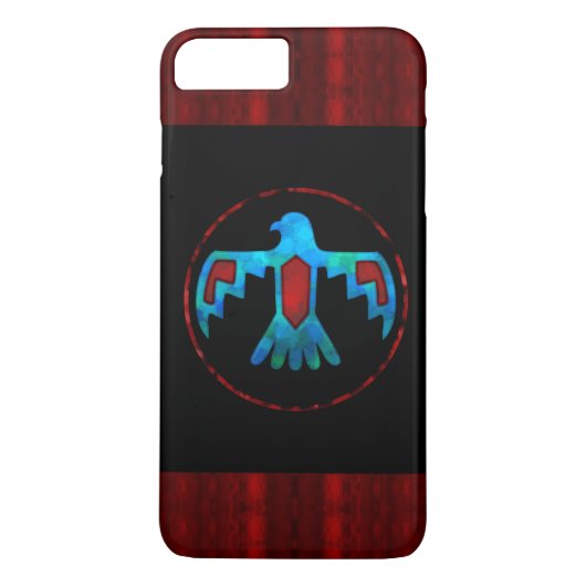 Coques Case-Mate iPhone Caisse bleue de téléphone de Thunderbird (Dos)