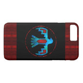 Coques Case-Mate iPhone Caisse bleue de téléphone de Thunderbird (Dos (Horizontal))