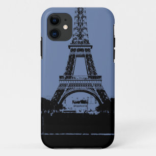 Etui iPhone Case-Mate Caisse bleue de téléphone de Tour Eiffel