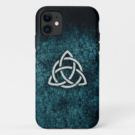 Coques Case-Mate iPhone Caisse bleue de Triquetra (Dos)
