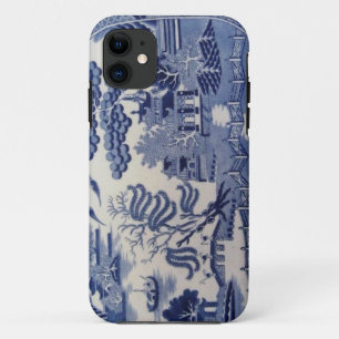 Etui iPhone Case-Mate Caisse bleue du 19ème siècle traditionnelle de la