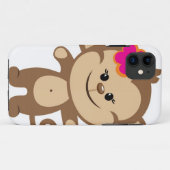 Coques Case-Mate iPhone Caisse Brown de téléphone de l'iPhone 5 de singe (Dos (Horizontal))