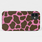 Coques Case-Mate iPhone Caisse Brown rose de l'iPhone 5 d'impression de (Dos (Horizontal))