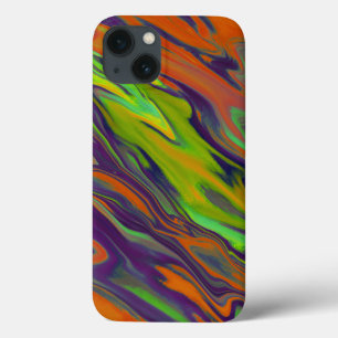 iPhone 13 Coque Caisse colorée d'air d'iPad de peinture d'art