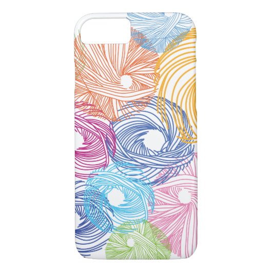 Coques Case-Mate iPhone Caisse colorée d'illustration d'art (Dos)