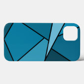 Coques Case-Mate iPhone Caisse de batterie turquoise abstraite de (Verso (horizontal))