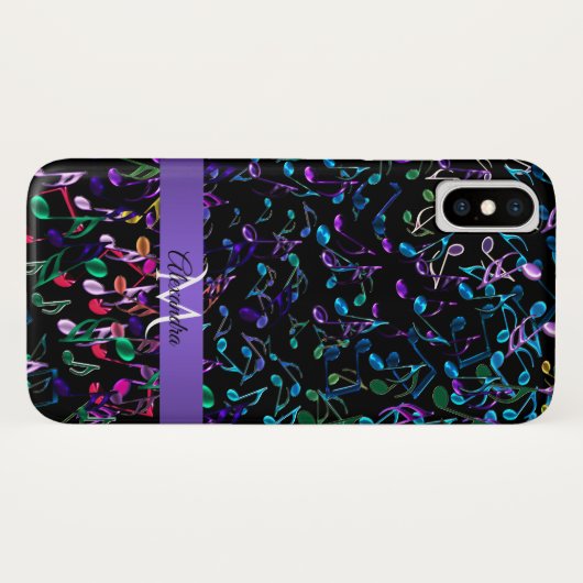 Coques Case-Mate iPhone Caisse de l'iPhone personnalisée par notes X de (Dos (Horizontal))