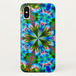 Coques Pour iPhone Caisse de mandala de prisme d'étoile de papillon