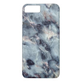 Coques Case-Mate iPhone Caisse de marbre bleue (Dos)