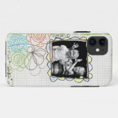 Coques Case-Mate iPhone caisse de photo du griffonnage iphone5 (Dos (Horizontal))