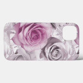 Coques Case-Mate iPhone Caisse de rétine d'iPad de rose rose et blanc (Verso (horizontal))