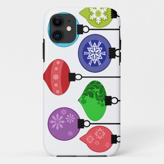 Coques Case-Mate iPhone Caisse d'ornements de Noël (Dos)