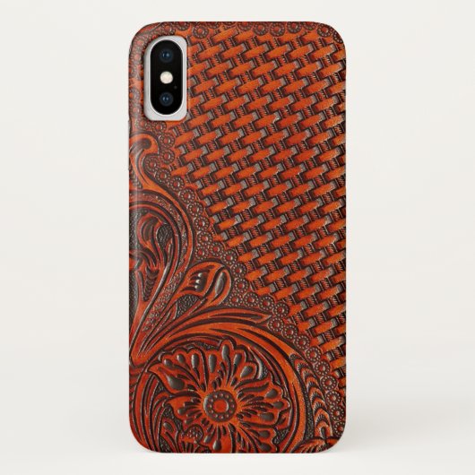 Coques Case-Mate iPhone Caisse en cuir usinée (Dos)