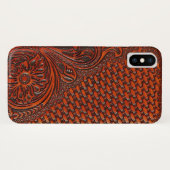 Coques Case-Mate iPhone Caisse en cuir usinée (Dos (Horizontal))