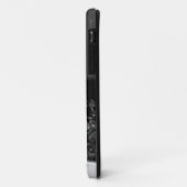 Coques Case-Mate iPhone Caisse faite sur commande noire et blanche de (Dos/Gauche)