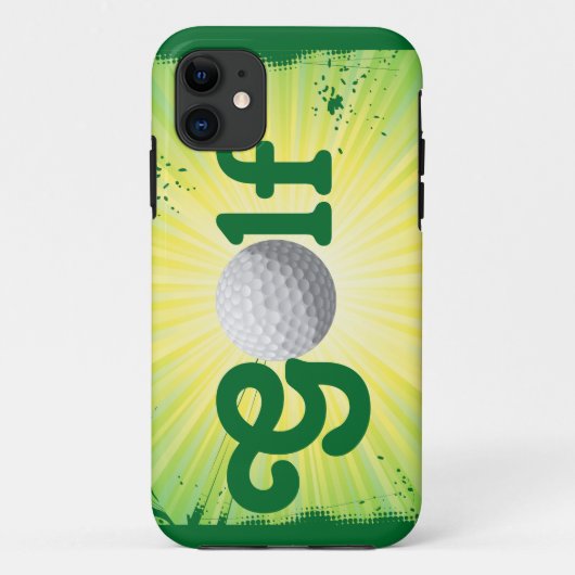 Coques Case-Mate iPhone Caisse géniale de l'iPhone 5 de boule de golf de (Dos)