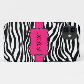 Coques Case-Mate iPhone Caisse iPhone5 décorée d'un monogramme de rayure (Dos (Horizontal))
