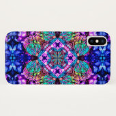 Coques Case-Mate iPhone Caisse magique de mandala d'aquarelle de papillon (Dos (Horizontal))