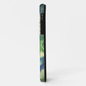 Coques Case-Mate iPhone Caisse marbrée bleu-vert de téléphone (Dos/Gauche)