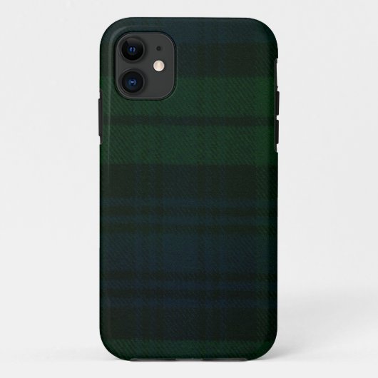 Coques Case-Mate iPhone caisse moderne d'impression de tartan de montre (Dos)