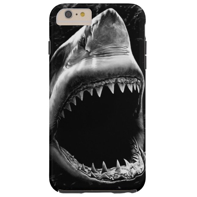 Coques Case-Mate iPhone Caisse noire de l'iPhone 6 de requin (Dos)
