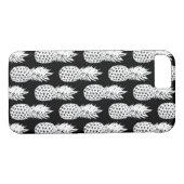 Coques Case-Mate iPhone Caisse noire et blanche de l'iPhone 7 de motif (Dos (Horizontal))