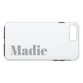 Coques Case-Mate iPhone Caisse nommée audacieuse personnalisée de (Dos (Horizontal))