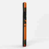 Coques Case-Mate iPhone Caisse orange de Camo pour l'iPhone 5 (Dos/Droite)