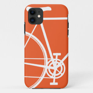 Coque Case-Mate Pour iPhone Caisse orange de l'iPhone 5 de bicyclette