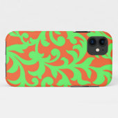 Coques Case-Mate iPhone Caisse orange verte de l'iPhone 5 de (Dos (Horizontal))