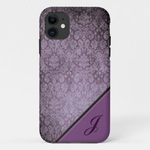 Coques Pour iPhone Caisse pourpre de l'iPhone 5 de damassé