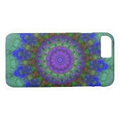 Coques Case-Mate iPhone Caisse pourpre de l'iPhone 7 de mandala (Dos (Horizontal))