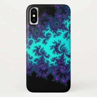 Etui iPhone Case-Mate Caisse pourpre de l'iPhone X de dentelle de