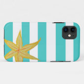 Coques Case-Mate iPhone Caisse rayée de fleur (Dos (Horizontal))