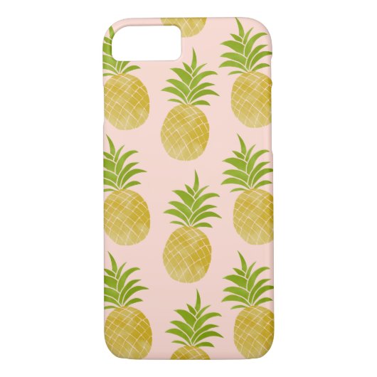 Coques Case-Mate iPhone Caisse rose d'ananas (Dos)