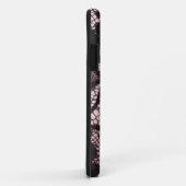 Coques Case-Mate iPhone Caisse rose et noire géniale d'IPhone 5 de (Dos/Droite)