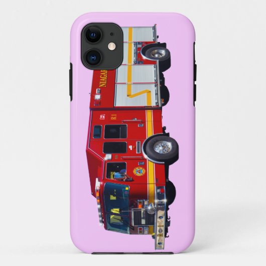 Coques Case-Mate iPhone Caisse rouge de dispositif de camion de (Dos)