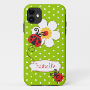 Etui iPhone Case-Mate Caisse rouge de l'iphone 5 de coccinelle de filles