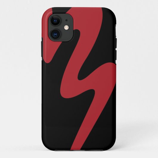 Coques Case-Mate iPhone Caisse rouge de téléphone portable de logo - (Dos)