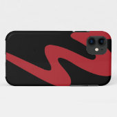Coques Case-Mate iPhone Caisse rouge de téléphone portable de logo - (Dos (Horizontal))