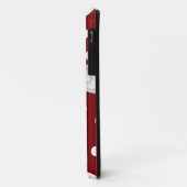 Coques Case-Mate iPhone Caisse rouge et blanche de l'iPhone 5 de point de (Dos/Gauche)