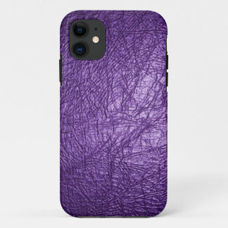 Coque iPhone 11 Caisse simili cuir pourpre de l'iPhone 5