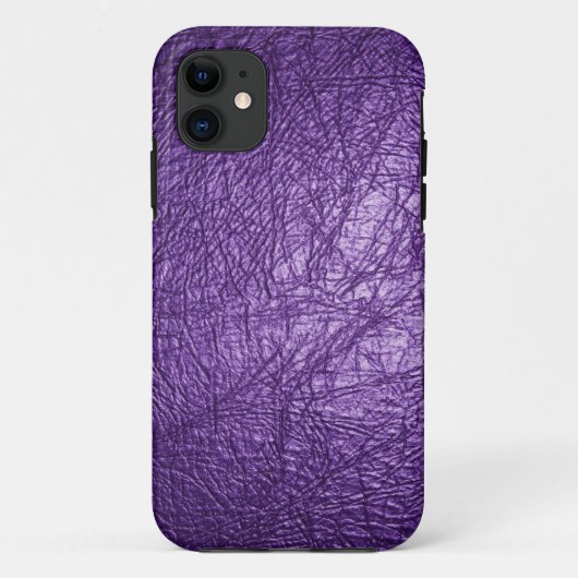 Coques Case-Mate iPhone Caisse simili cuir pourpre de l'iPhone 5 (Dos)