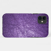 Coques Case-Mate iPhone Caisse simili cuir pourpre de l'iPhone 5 (Dos (Horizontal))